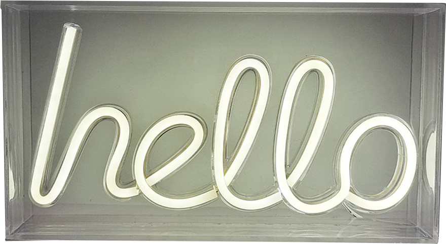 ΕΠΙΓΡΑΦΗ I-TOTAL XL2763 NEON LED HELLO