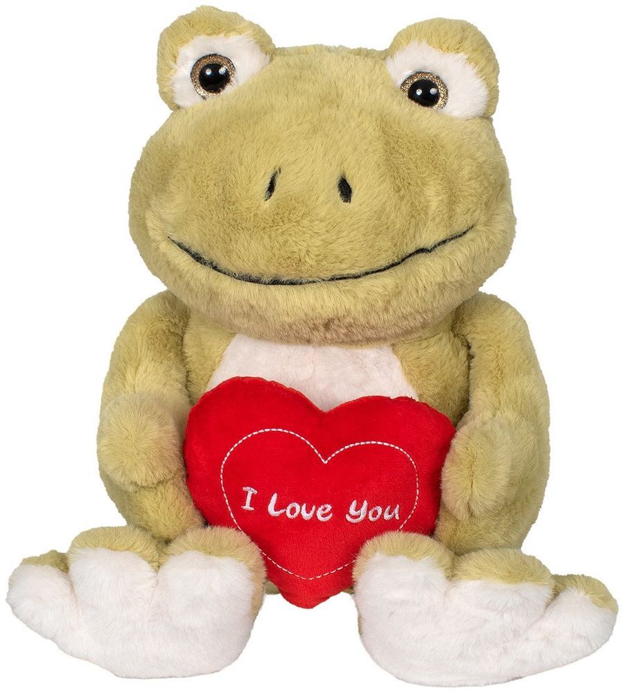 FRIENDLIES ΛΟΥΤΡΙΝΟ FRIENDLIES ΒΑΤΡΑΧΑΚΙ ΜΕ ΚΟΚΚΙΝΗ ΚΑΡΔΙΑ (32 CM)