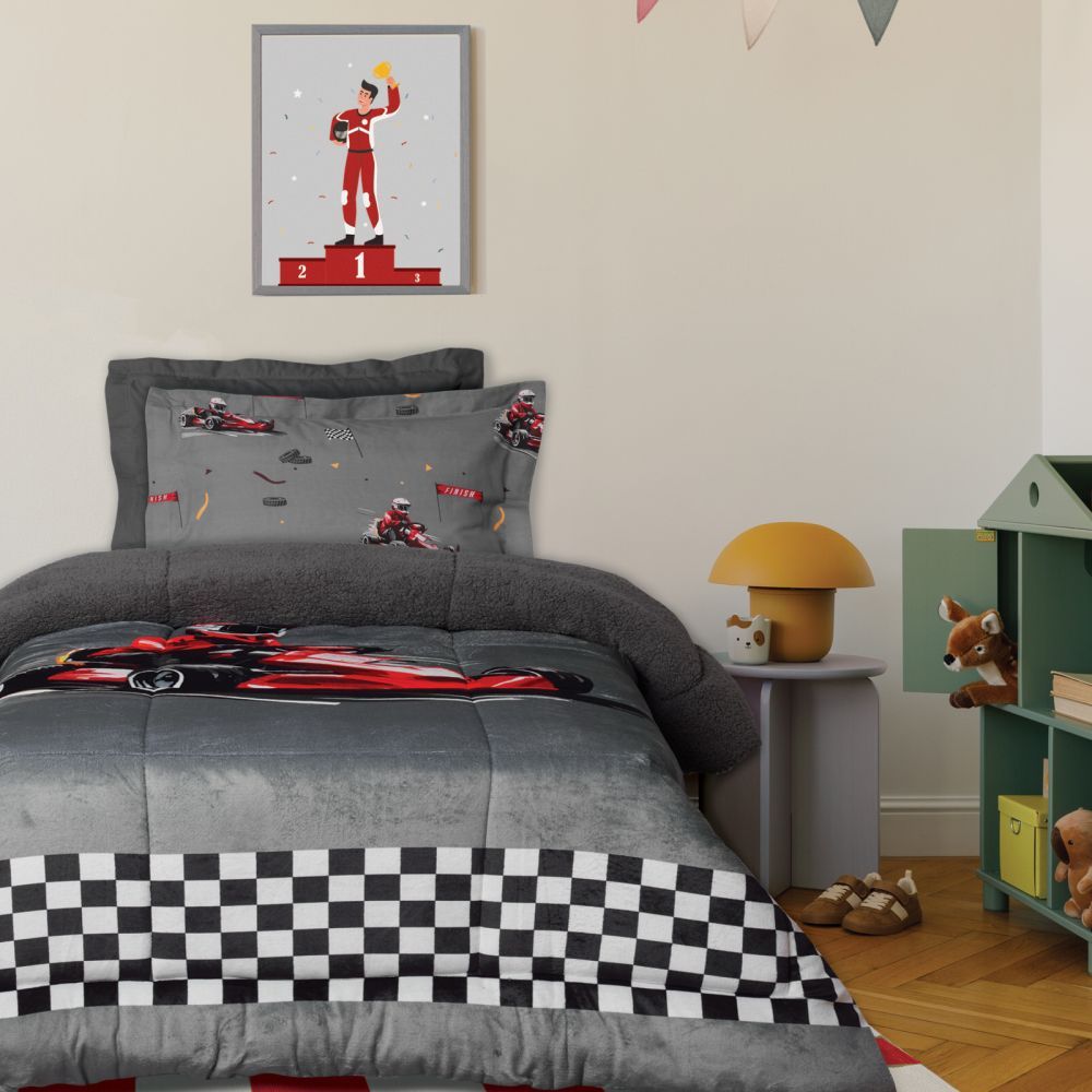 ΚΟΥΒΕΡΤΟΠΑΠΛΩΜΑ DAS KIDS 4976 ΓΚΡΙ (160Χ220CM) DAS HOME