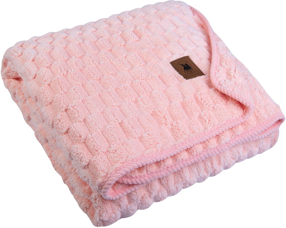 GREENWICH POLO CLUB ΚΟΥΒΕΡΤΑ ΚΟΥΝΙΑΣ GREENWICH POLO CLUB ESSENTIAL FLEECE 8848 ΡΟΖ (110X150CM)