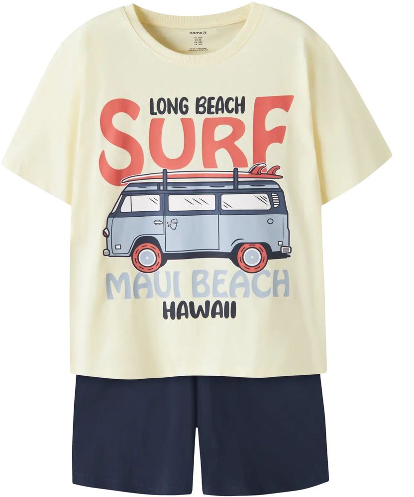 ΣΕΤ NAME IT NKMVIGOR 13241598 ΚΙΤΡΙΝΟ/ΣΚΟΥΡΟ ΜΠΛΕ (152CM)-(12 ΕΤΩΝ) NAME IT