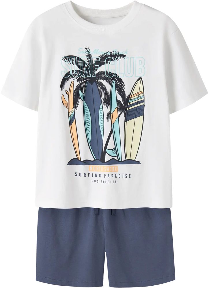 ΣΕΤ NAME IT NKMVIGOR 13241598 ΛΕΥΚΟ/ΣΚΟΥΡΟ ΜΠΛΕ (146CM)-(11 ΕΤΩΝ) NAME IT