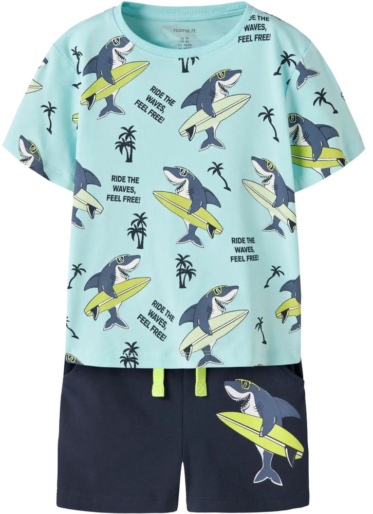 ΣΕΤ NAME IT NMMFLAZ 13254308 ΜΠΛΕ (110CM)-(5 ΕΤΩΝ) NAME IT