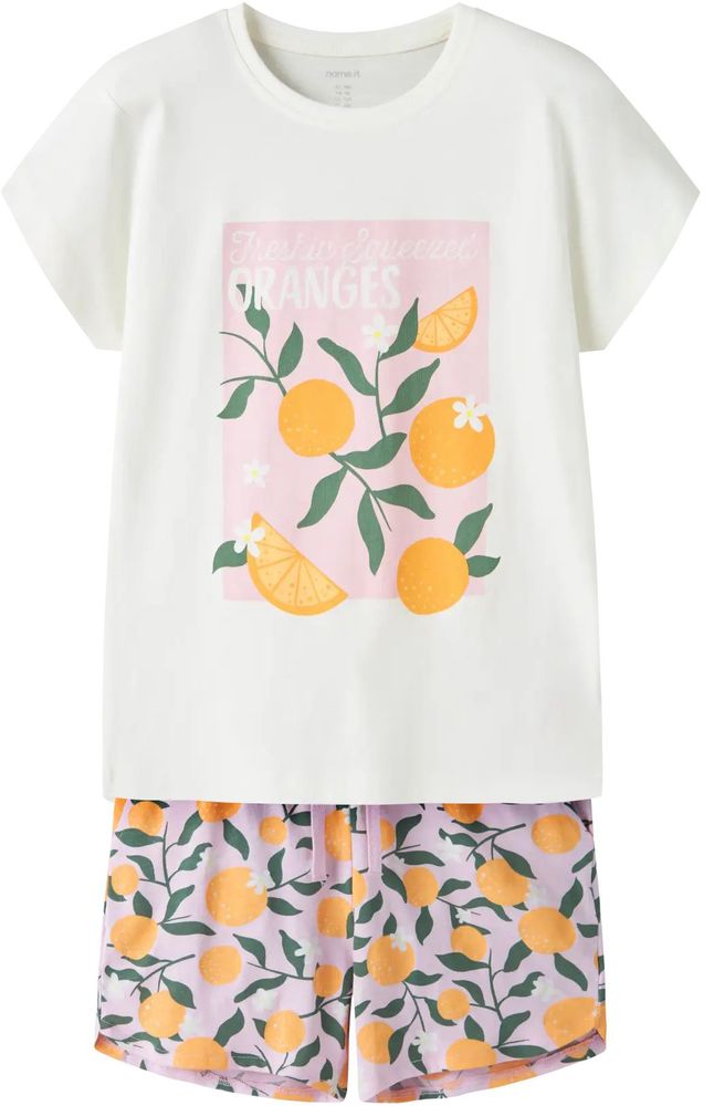 ΣΕΤ NAME IT NKFVIGEA 13228212 ΛΕΥΚΟ/ΛΙΛΑ (134CM)-(9 ΕΤΩΝ) NAME IT