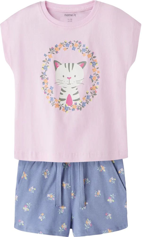 ΣΕΤ NAME IT NMFVIGEA FLOWER CAT 13228173 ΛΙΛΑ (116CM)-(6 ΕΤΩΝ) NAME IT