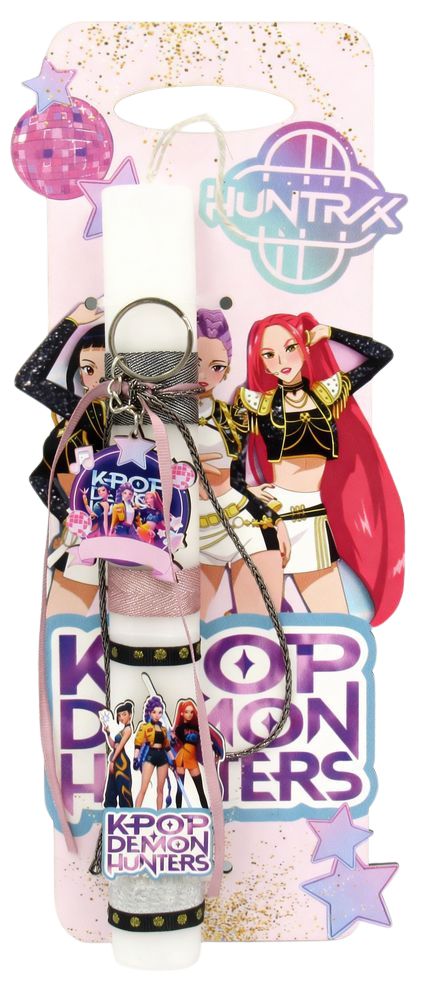 ΠΑΣΧΑΛΙΝΗ ΛΑΜΠΑΔΑ ΜΕ ΠΛΑΤΗ ΚΑΙ ΜΠΡΕΛΟΚ K-POP DEMON HUNTERS