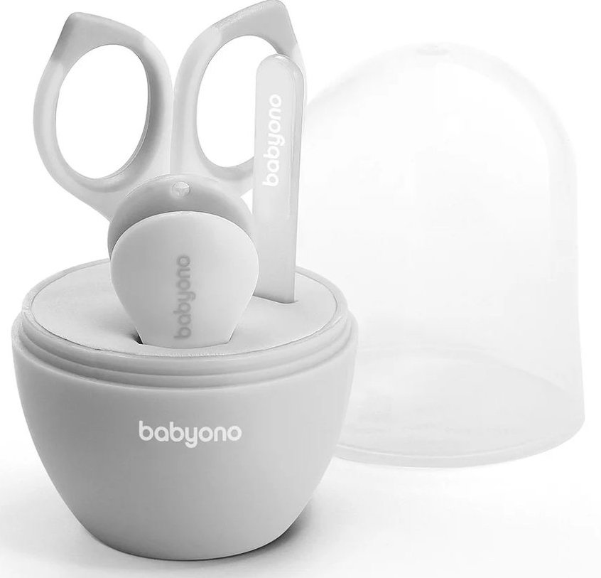 ΣΕΤ ΠΕΡΙΠΟΙΗΣΗΣ ΝΥΧΙΩΝ BABYONO ΜΕ ΘΗΚΗ ΑΣΠΡΟ