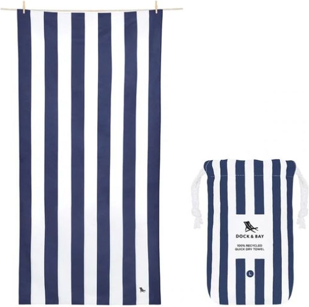 DOCK - BAY ΠΕΤΣΕΤΑ ΘΑΛΑΣΣΗΣ QUICKDRY DOCK - BAY CABANA - WHITSUNDAY BLUE 90X200CM