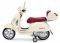 PEG-PEREGO  12V VESPA WHITE WITH CASE