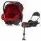   BRITAX PRIMO -BUNDLE FLAME RED  &  ISOFIX