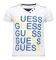 T-SHIRT GUESS KIDS N82I10 K6X80 BRAND LOGO  (112.)-(4-5)