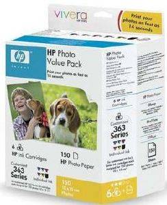   HP 363 SERIES + 150  ADVANCED PHOTO PAPER A6  OEM: Q7966EE