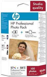   HP 57/58 SERIES + 100  PREMIUM PLUS PHOTO PAPER A6  OEM: Q7954AE