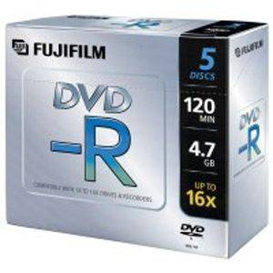FUJI 4,7GB DVD-R 5 PACK JEWEL CASE