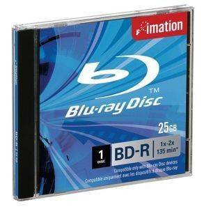 IMATION BLU-RAY BD-R 2X SINGLE LAYER 25GB JEWELCASE