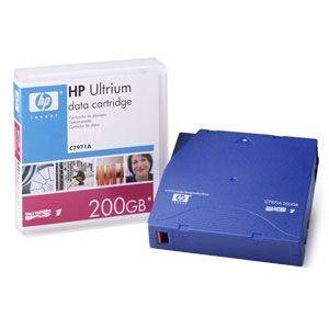 DATA CARTRIDGE HEWLETT PACKARD ULTRIUM MEDIA 200GB  OEM: C7971A