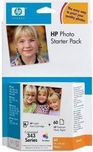   HP 343 SERIES + 60  PREMIUM PHOTO PAPER A6  OEM: Q7948EE