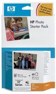   HP 57 SERIES + 60  PREMIUM PHOTO PAPER A6 ME OEM: Q7942AE