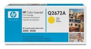 ͹ HEWLETT PACKARD YELLOW TONER  OEM: Q2672A