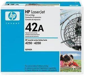 H HEWLETT PACKARD BLACK TONER NO 42A  OEM: Q5942A