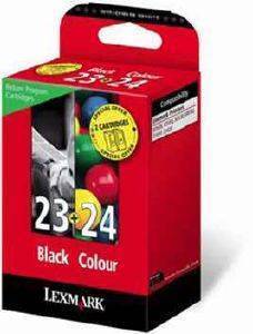 ΓΝΗΣΙΟ ΠΑΚΕΤΟ LEXMARK NO 23 (ΜΑΥΡΟ) + NO 24 (COLOUR) ΜΕ ΟΕΜ: 18C1419E ΓΝΗΣΙΟ ΠΑΚΕΤΟ LEXMARK NO 23 (ΜΑΥΡΟ) + NO 24 (COLOUR) ΜΕ ΟΕΜ: 18C1419E