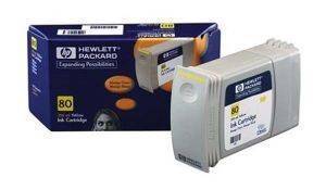   HEWLETT PACKARD NO 80 YELLOW  OEM: C4848A