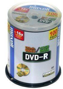 MAXELL MAXELL DVD-R 4,7 16X 100 CAKEBOX