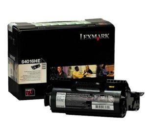  TONER LEXMARK  (BLACK) HIGH CAPACITY  OEM: 64016HE