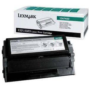 H TONER LEXMARK Y (BLACK)  OEM: 12A7400