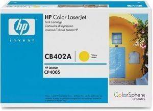 ΓΝΗΣΙΟ HEWLETT PACKARD YELLOW TONER ΜΕ OEM: CB402A ΓΝΗΣΙΟ HEWLETT PACKARD YELLOW TONER ΜΕ OEM: CB402A