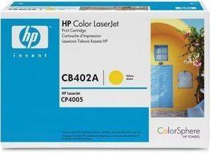  HEWLETT PACKARD YELLOW TONER  OEM: CB402A