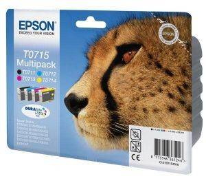 ΠΑΚΕΤΟ 4 ΜΕΛΑΝΙΩΝ EPSON ΜΕ OEM : T071540 ΠΑΚΕΤΟ 4 ΜΕΛΑΝΙΩΝ EPSON ΜΕ OEM : T071540
