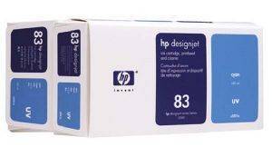  ,     HEWLETT PACKARD NO 83 UV  (CYAN)  OEM: C5001A