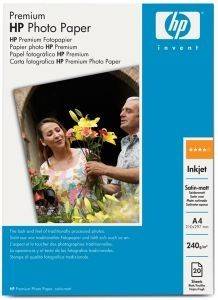 H I HEWLETT PACKARD SATIN MATT PAPER A4 20 Y  OEM: Q5433A