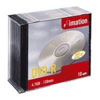 IMATION DVD-R 4,7GB 120MIN 16X SLIMCASE 10 PACK