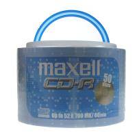 MAXELL CD-R 80MIN 700MB 52X CAKEBOX 50 CARRY PACK