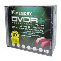 MEMORY DVD+R 4,7GB 16X SLIM CASE 10