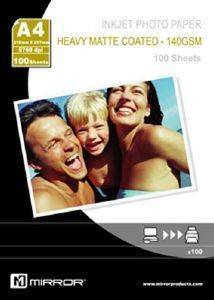 ����������� ����� MIRROR HEAVY MATT PHOTO PAPER A4 140GSM 100 �����