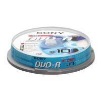 SONY DVD-R 4,7GB 120MIN 16X CAKEBOX 10