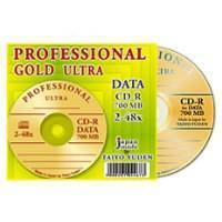 PROFESSIONAL CD-R 48X SLIM 10 PACK GOLD ULTRA JAPAN MADE BY TAIYO YUDEN PROFESSIONAL CD-R 48X SLIM 10 PACK GOLD ULTRA JAPAN MADE BY TAIYO YUDEN