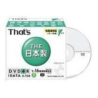 THAT\'S TAIYO YUDEN DVD+R 16X CERAMIC JEWEL CASE 10 PACK JAPAN MADE
