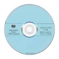 TAIYO YUDEN BLUE DVD+R 4,7GB 8X (UP TO 16X) CAKEBOX 50 JAPAN MADE
