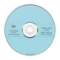 TAIYO YUDEN BLUE DVD-R 4,7GB 8X (UP TO 16X) CAKEBOX 50 JAPAN MADE