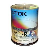 TDK DVD+R 16X 4.7 GB PRINTABLE CAKEBOX 100