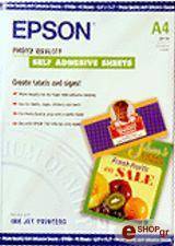 10 �Y��� A4 PHOTO QUALITY SELF ADHENSIVE ��H��� EPSON