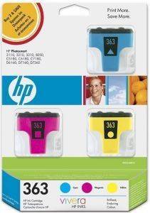 ΠΑΚΕΤΟ 3 ΔΟΧΕΙΩΝ ΜΕΛΑΝΗΣ HEWLETT PACKARD NO 363 ΜΕ OEM : CB333EE ΠΑΚΕΤΟ 3 ΔΟΧΕΙΩΝ ΜΕΛΑΝΗΣ HEWLETT PACKARD NO 363 ΜΕ OEM : CB333EE
