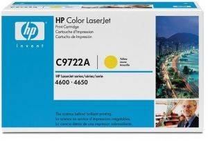 ͹ HEWLETT PACKARD YELLOW TONER  OEM: C9722A