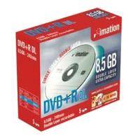 IMATION DVD+R DUAL LAYER 8,5GB  2,4X SPEED JEWELCASE 5PACK