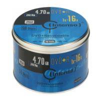 INTENSO DVD+R 16X 4,7GB 120MIN METAL-TUB 50 PACK