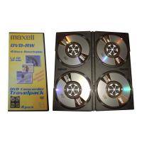 MAXELL DVD-RW 8CM 1,4GB 30MIN 4 PCS TRAVELPACK MAXELL DVD-RW 8CM 1,4GB 30MIN 4 PCS TRAVELPACK